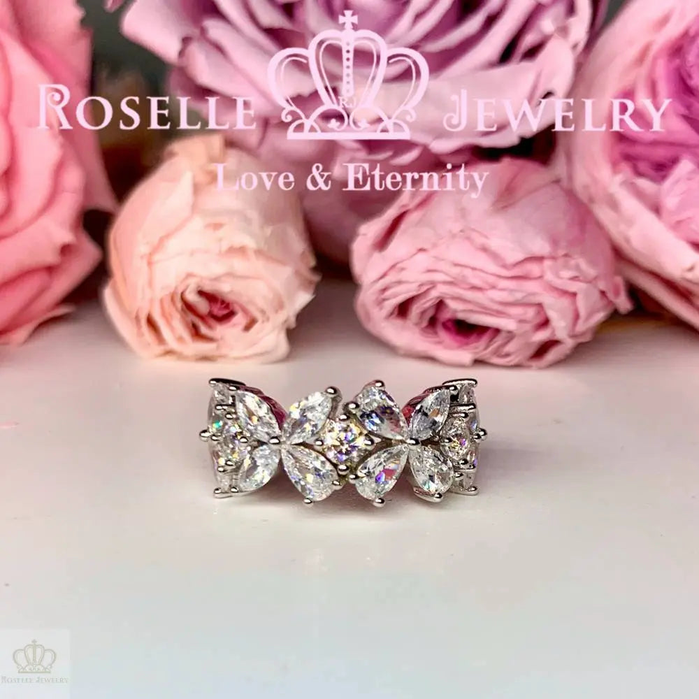 Butterfly Marquise Fashion Wedding Ring - BA11 - Roselle Jewelry