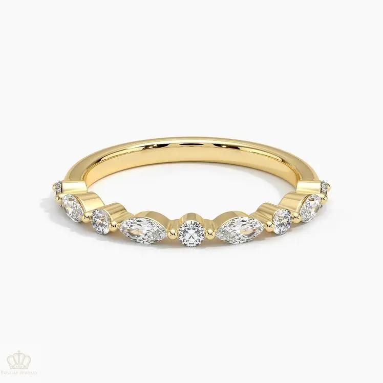 0.38CTW Versailles Wedding Band Ring - LR27 - Roselle Jewelry