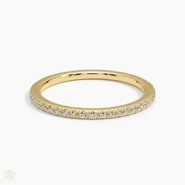 0.35ctw Ballad Eternity Diamond Wedding Band Ring - LR25 - Roselle Jewelry