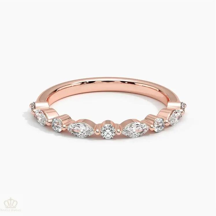 0.38CTW Versailles Wedding Band Ring - LR27 - Roselle Jewelry