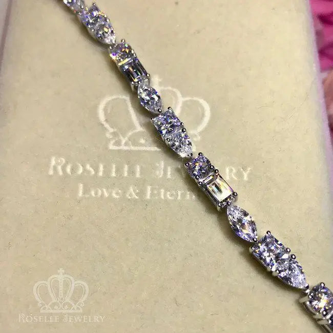 Marquise Shaped Tennis Bracelet - BE2 - Roselle Jewelry
