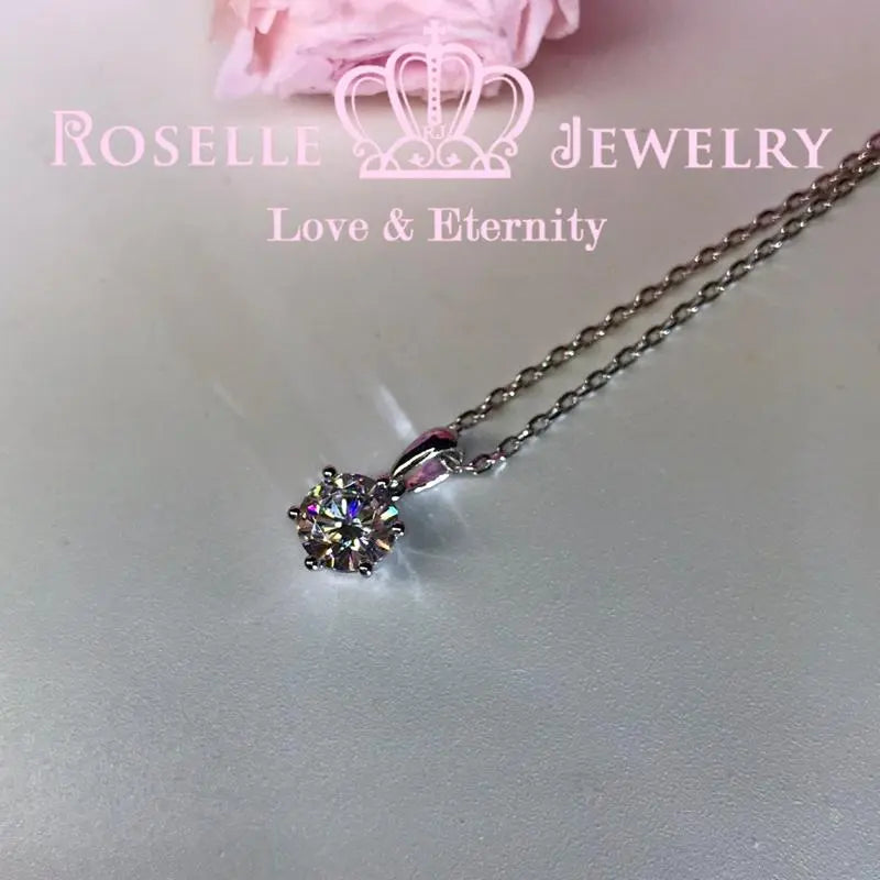 Six Prong Drop Pendants - C11 - Roselle Jewelry