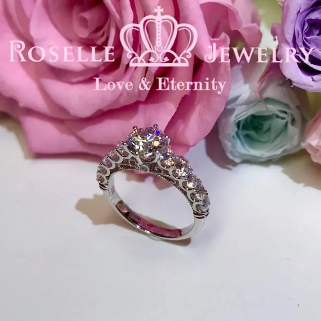 Vintage Engagement Ring - V24 - Roselle Jewelry