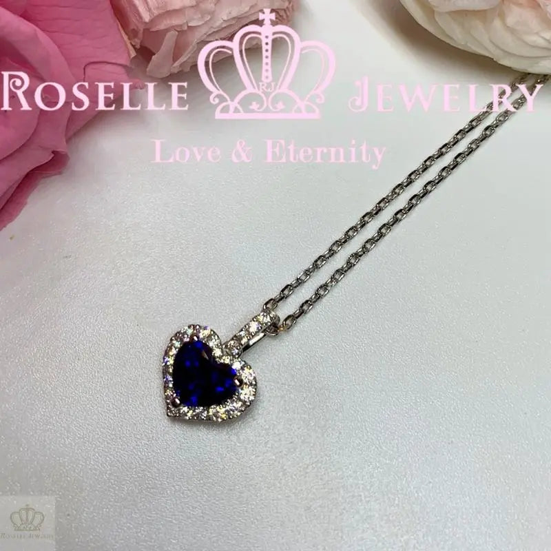 Halo Happy Heart Shape Drop Pendants - HC4 - Roselle Jewelry