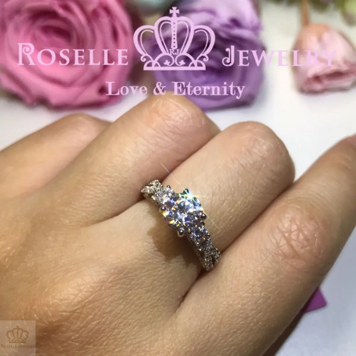 Vintage Engagement Ring - V19 - Roselle Jewelry