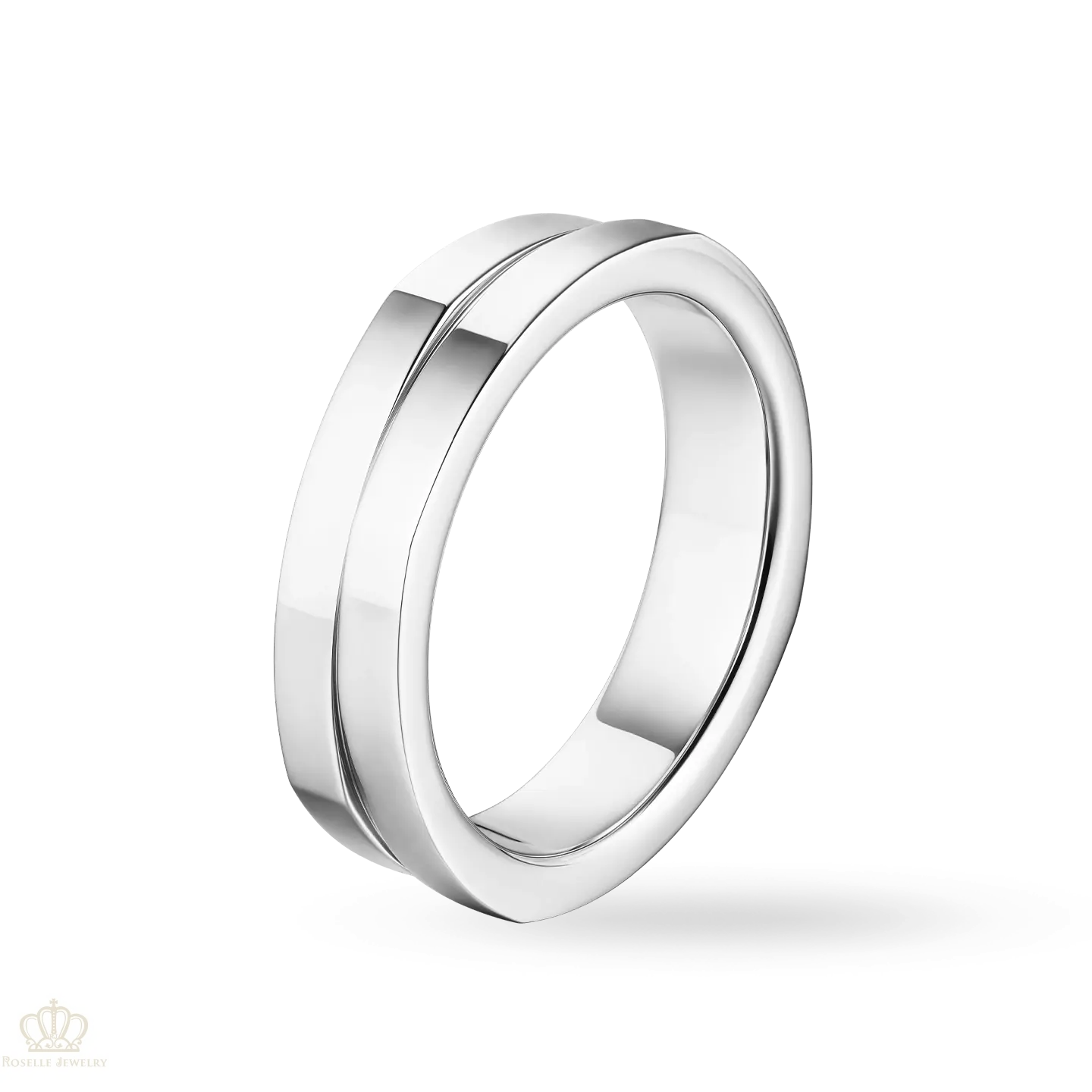 Men's Infinite Wedding Band Wedding Ring - NM38 - Roselle Jewelry