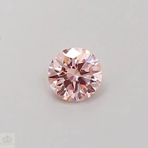 0.28ct Round Lab Grown Diamond (Colour Fancy Pink, Clarity VS2, Cut VG, IGI Certified)