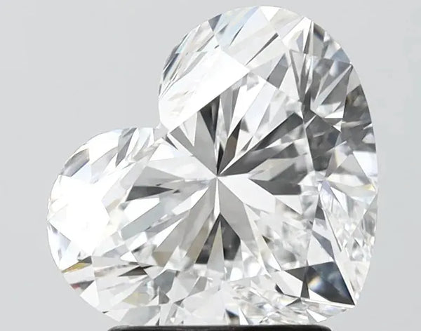 2.51ct Heart Lab Grown Diamond (Colour D, Clarity VVS2, IGI Certified)