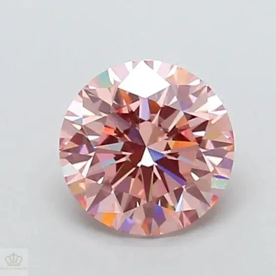 2.70ct Round Lab Grown Diamond (Colour Fancy Intense Pink, Clarity VS1, Cut ID, IGI Certified)