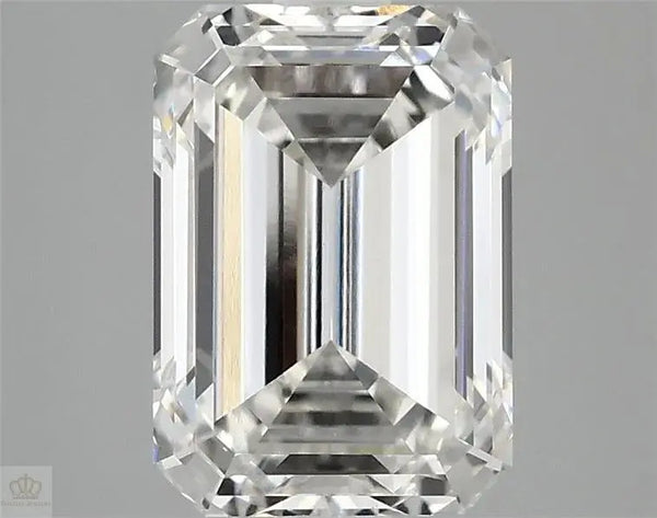 2.93ct Emerald Lab Grown Diamond (Colour F, Clarity VVS2, IGI Certified)