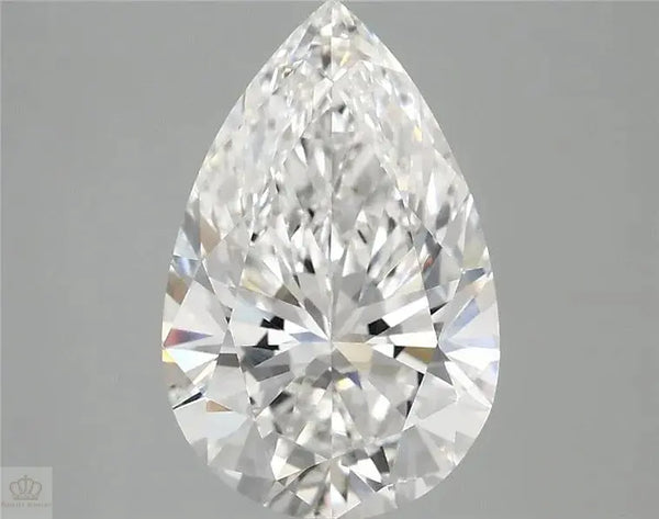 2.96ct Pear Lab Grown Diamond (Colour E, Clarity VVS2, IGI Certified)