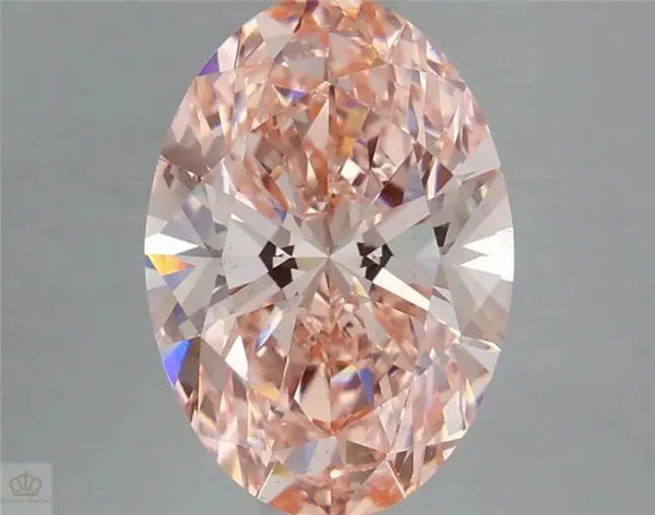 5.00ct Oval Lab Grown Diamond (Colour Fancy Vivid Pink, Clarity VS1, IGI Certified)