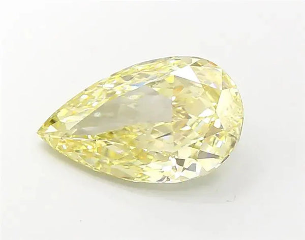 5.73ct Pear Lab Grown Diamond (Colour Fancy Yellow, Clarity VS1, IGI Certified)