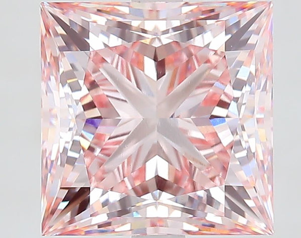 5.1-Carat Princess Shape Lab Grown Diamond