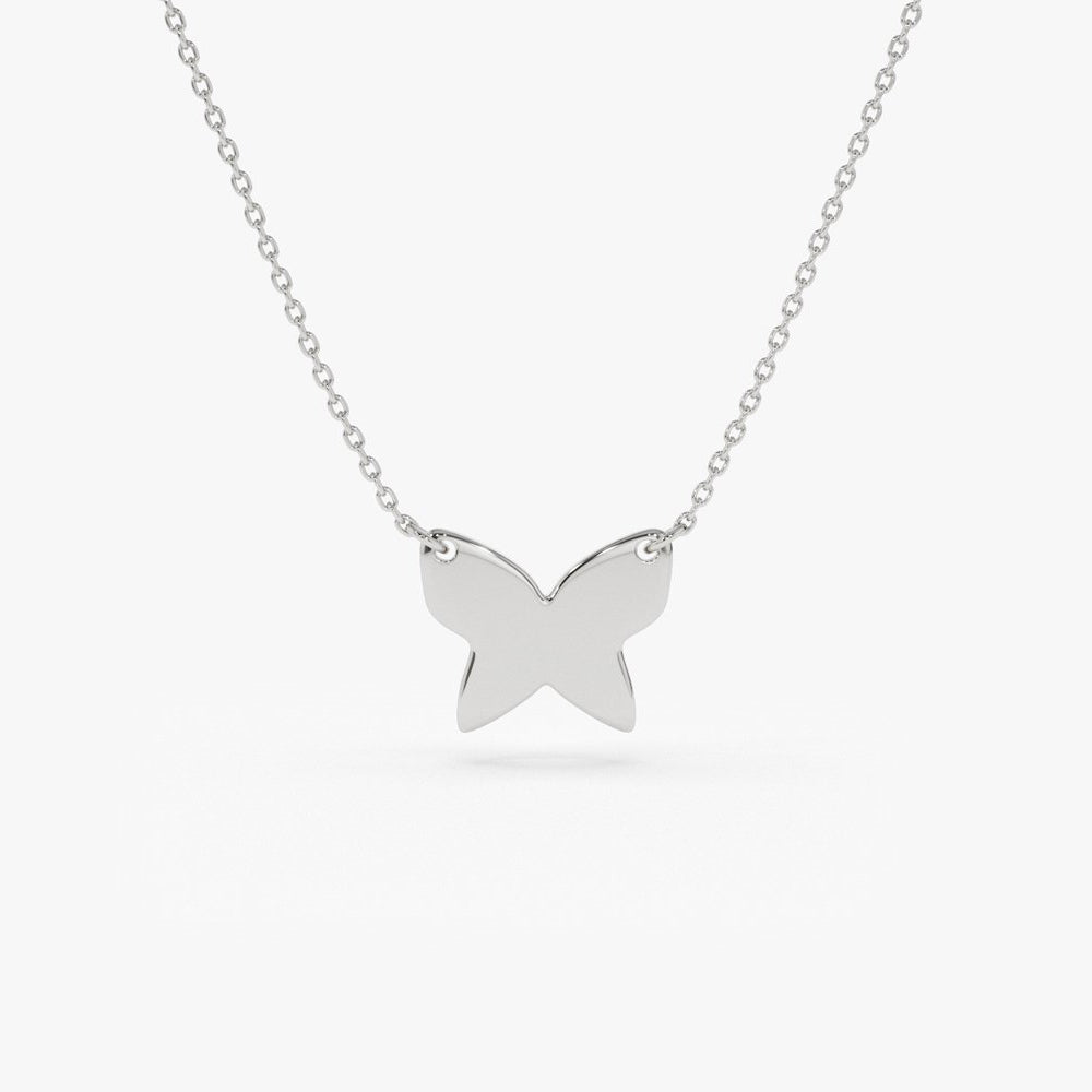 OBFJ1600 - 14k Butterfly Necklace 7