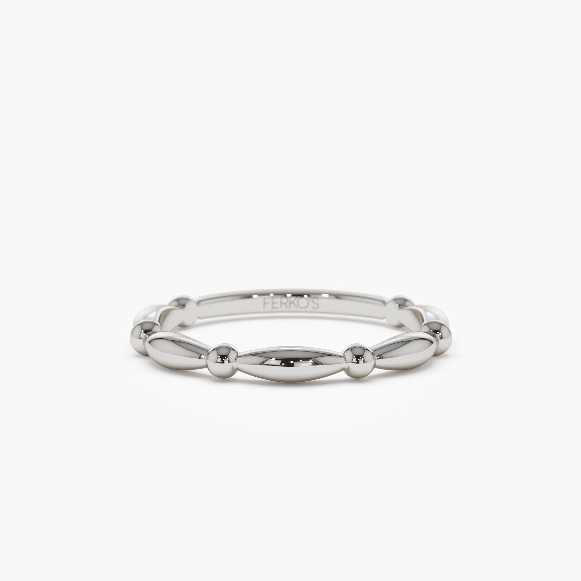 OBFJ1349 - 14K Cute Bead Stacking Band 6
