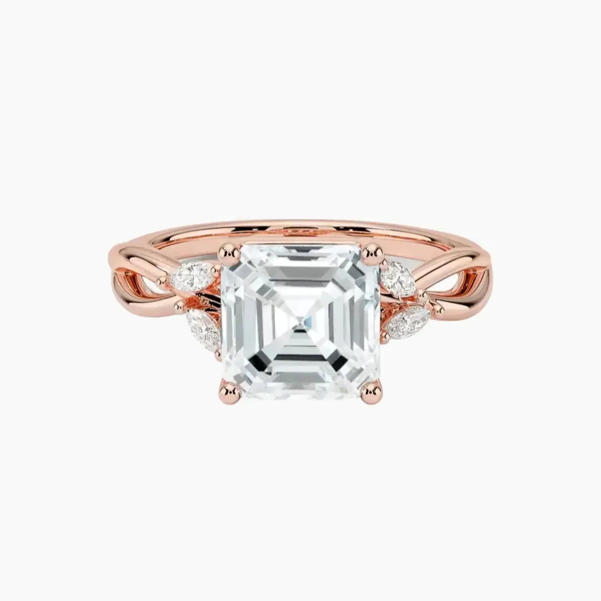 OBSER248 - Amara Asscher engagement ring setting view 4