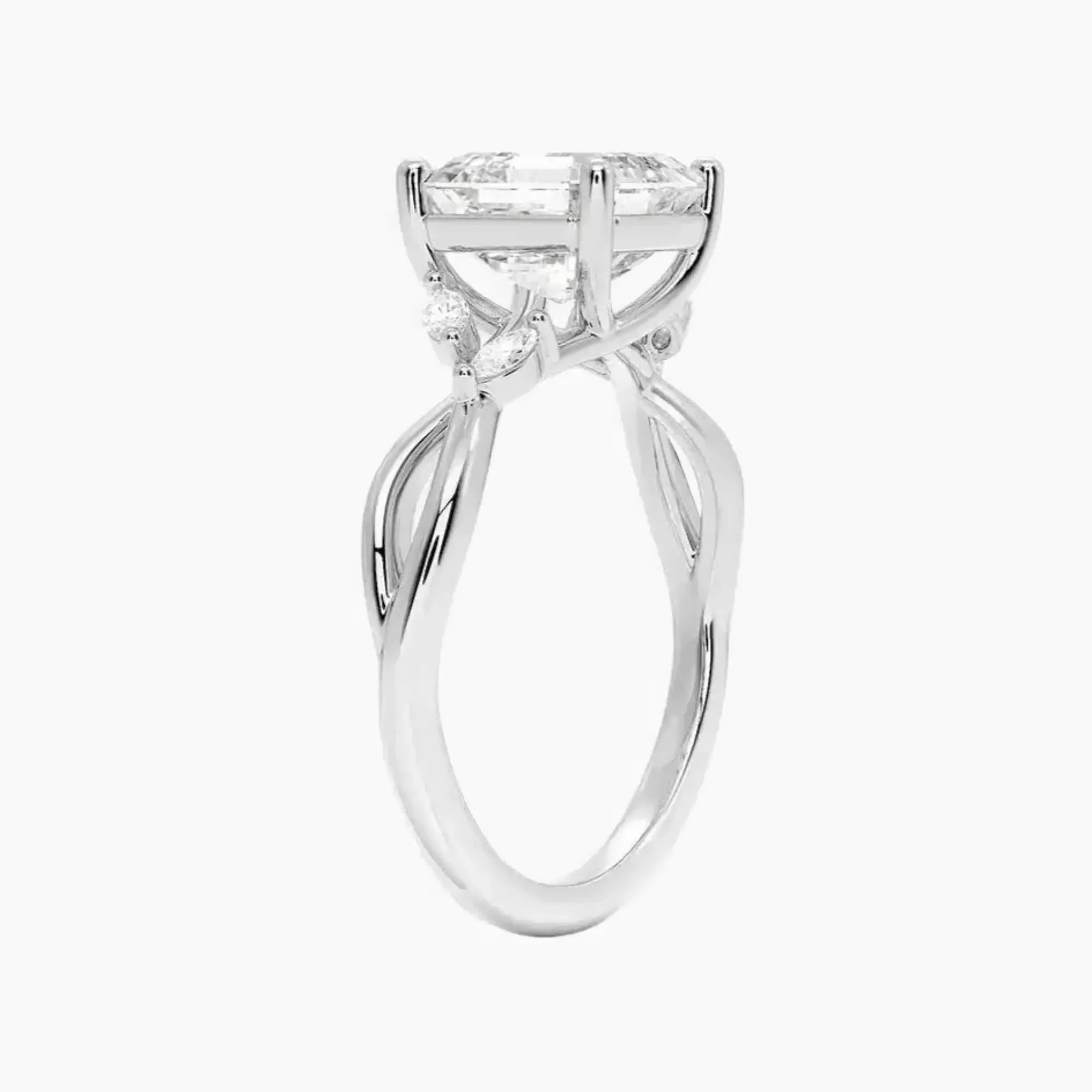 OBSER248 - Amara Asscher engagement ring setting view 2