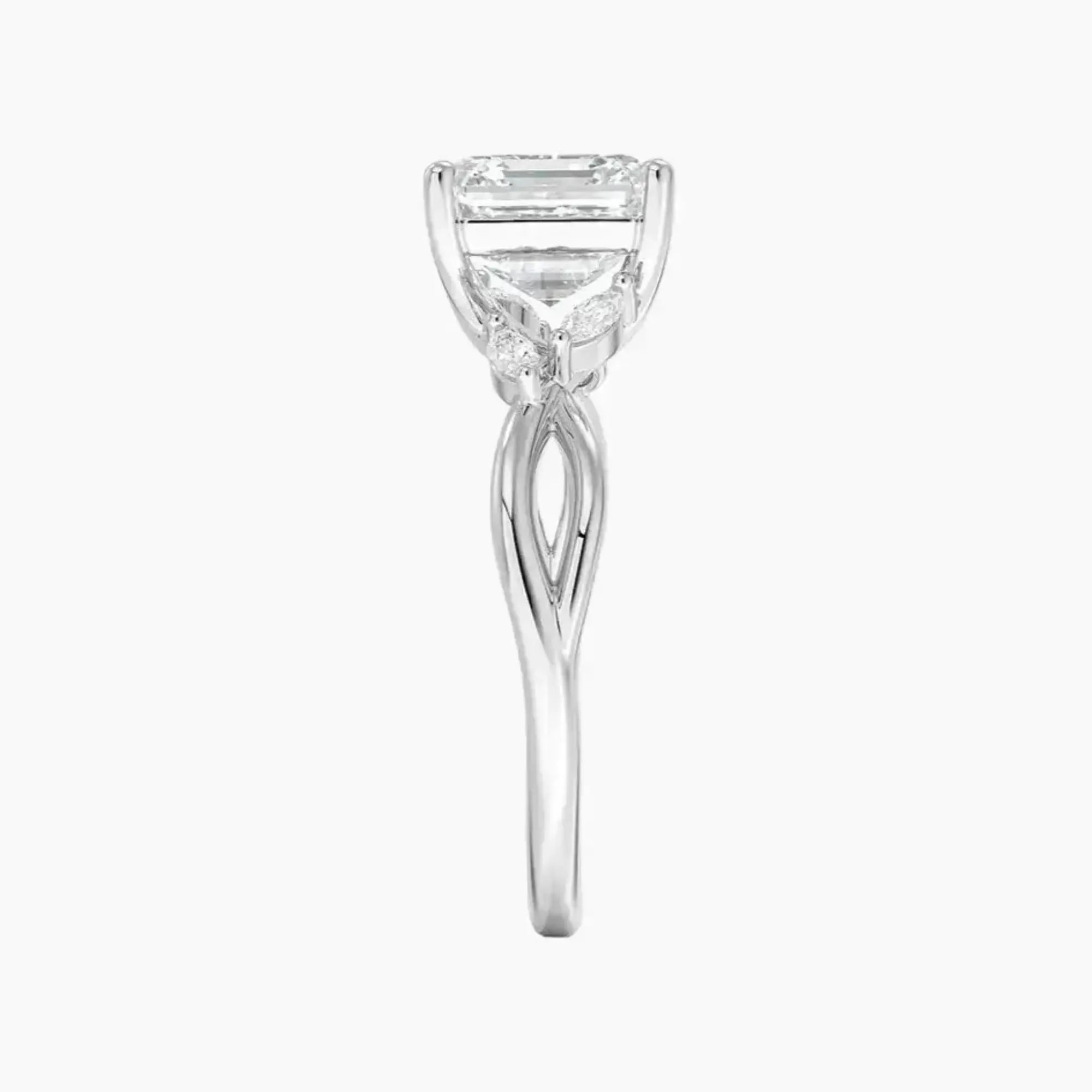OBSER248 - Amara Asscher engagement ring setting view 3