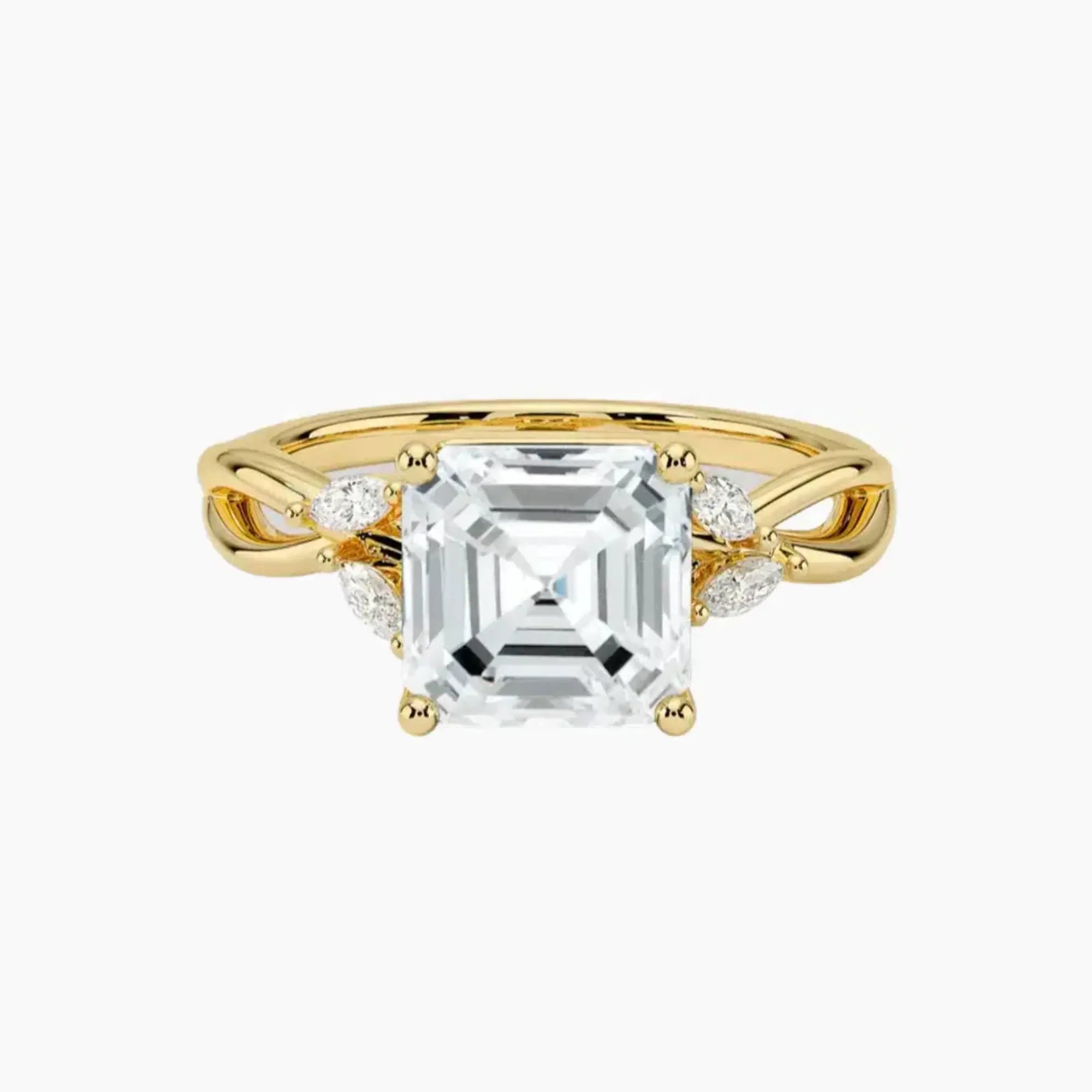 OBSER248 - Amara Asscher engagement ring setting view 7