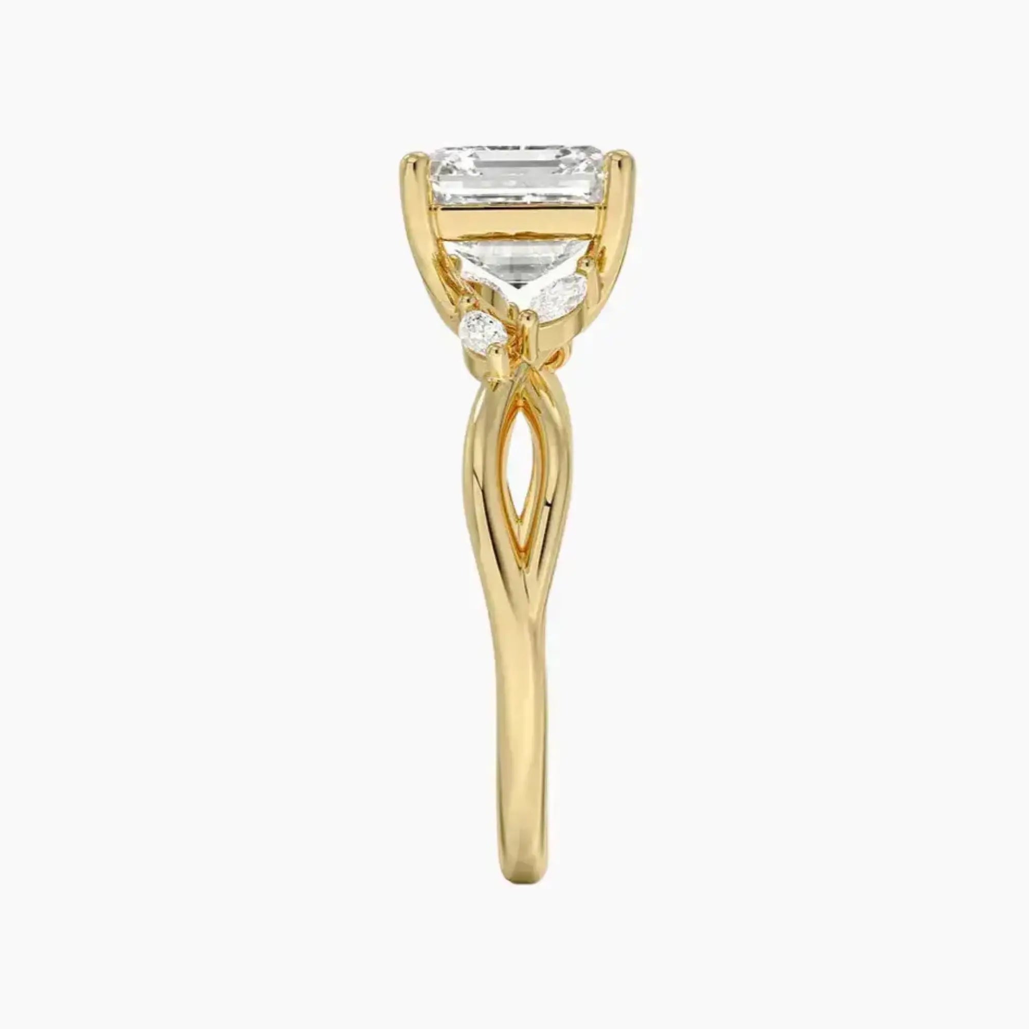 OBSER248 - Amara Asscher engagement ring setting view 9