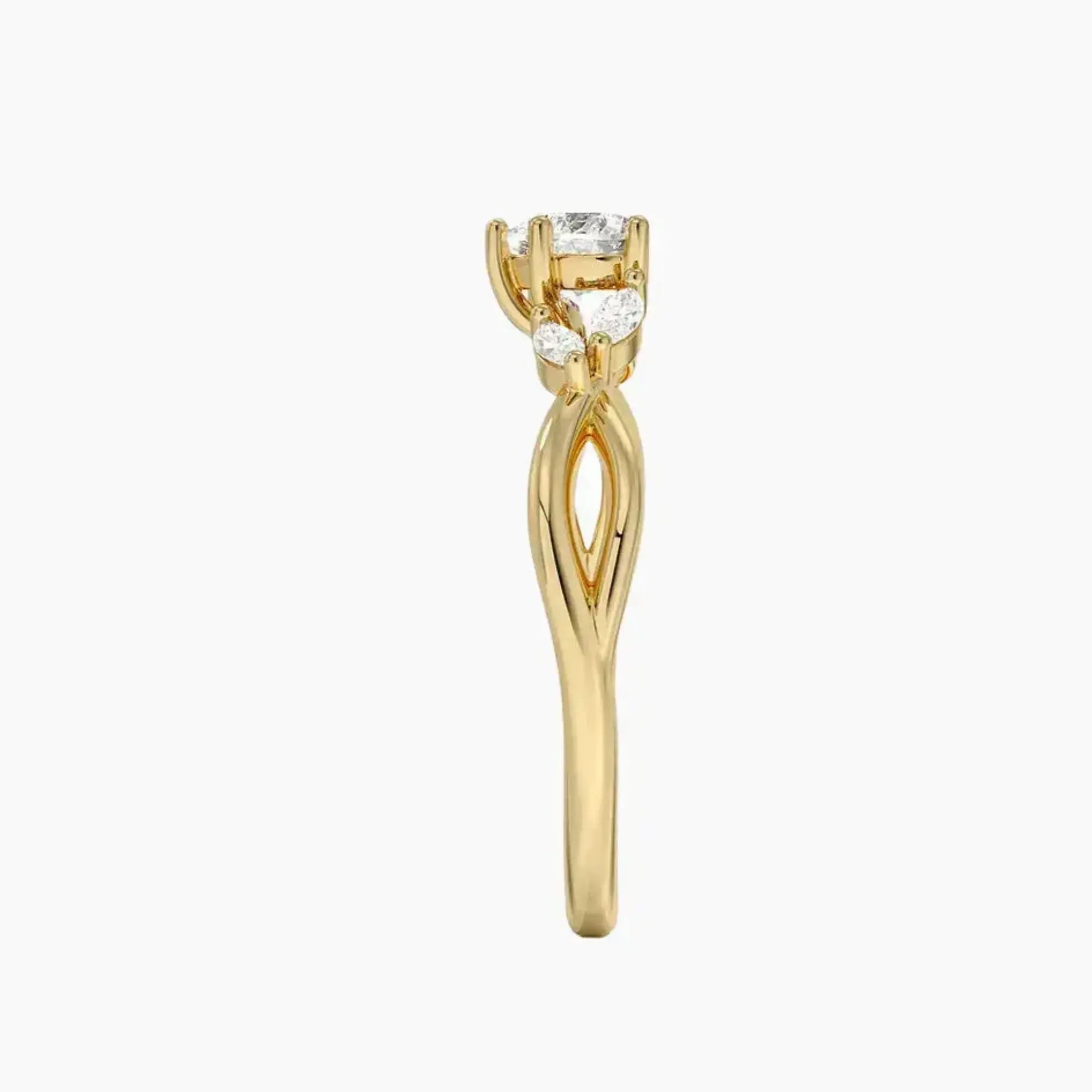 OBSER246 - Amara Heart engagement ring setting view 9