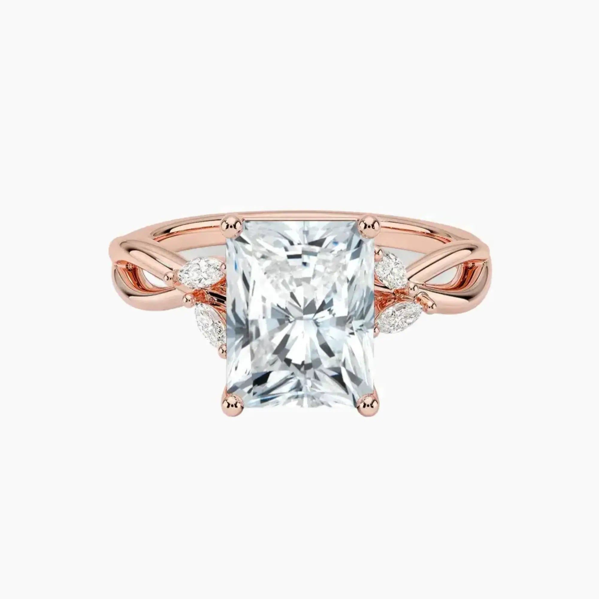 OBSER247 - Amara Radiant engagement ring setting view 4