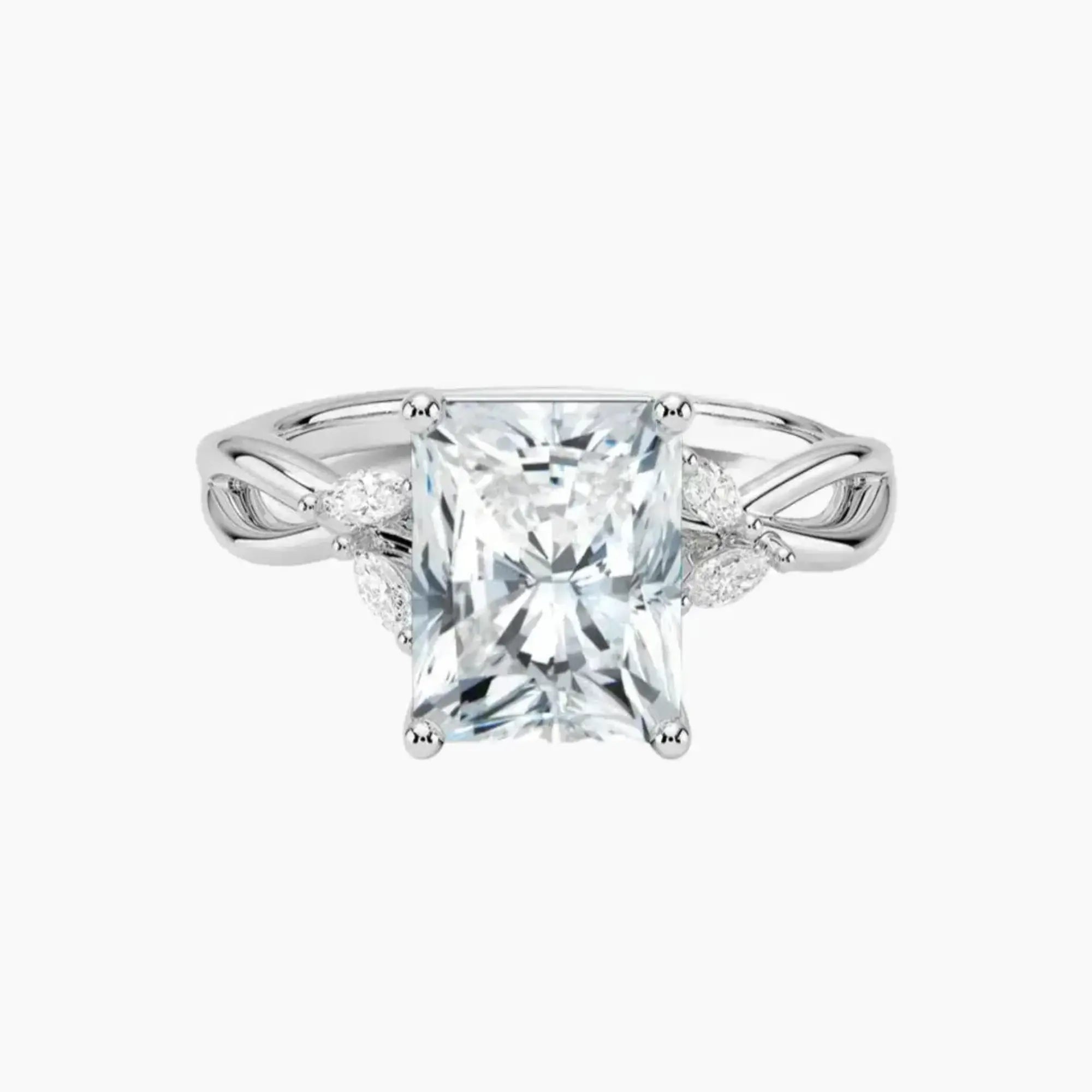 OBSER247 - Amara Radiant engagement ring setting view 1