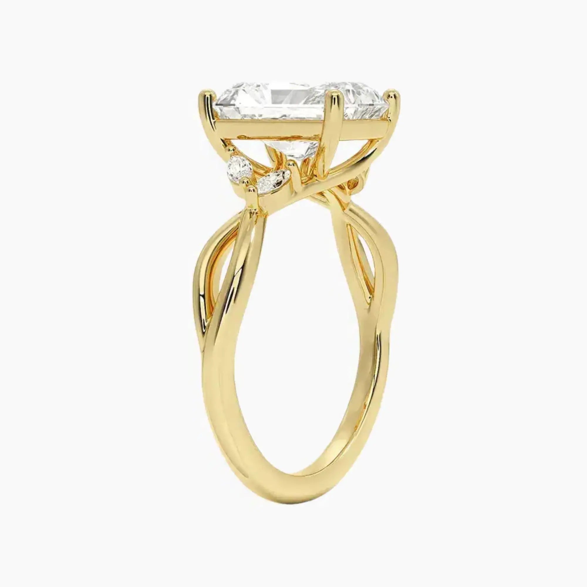 OBSER247 - Amara Radiant engagement ring setting view 8