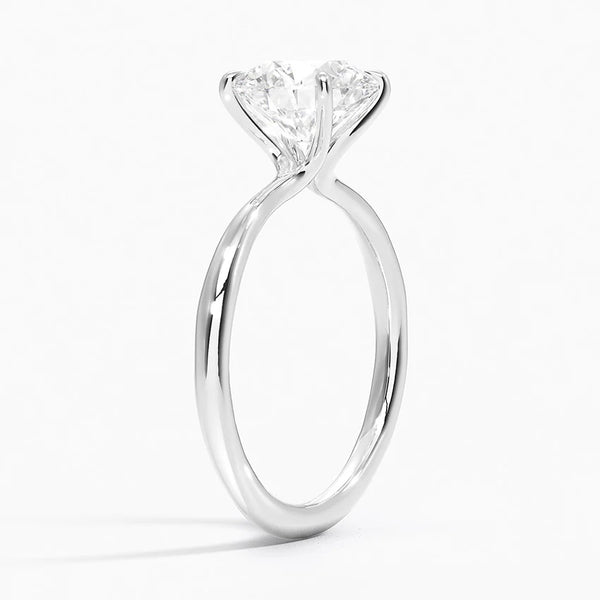 Freesia Solitaire 2mm Engagement Ring [Setting Only] - EC115