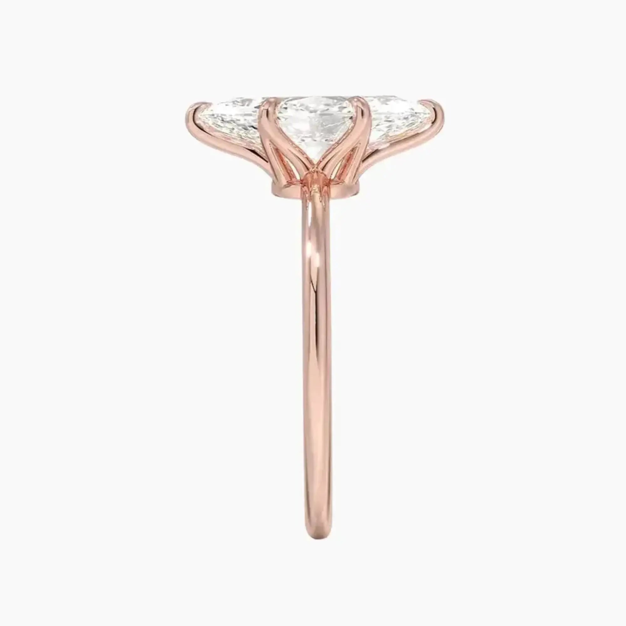 OBSER392 - Faye Solitaire Marquise engagement ring setting view 6
