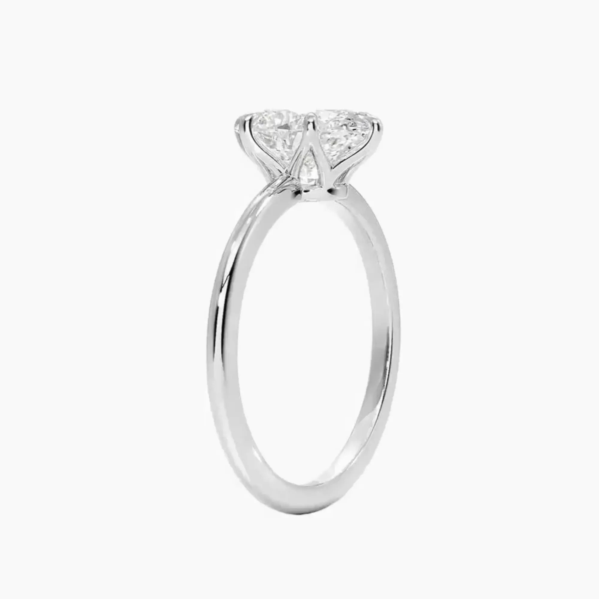 OBSER393 - Faye Solitaire Oval engagement ring setting view 2