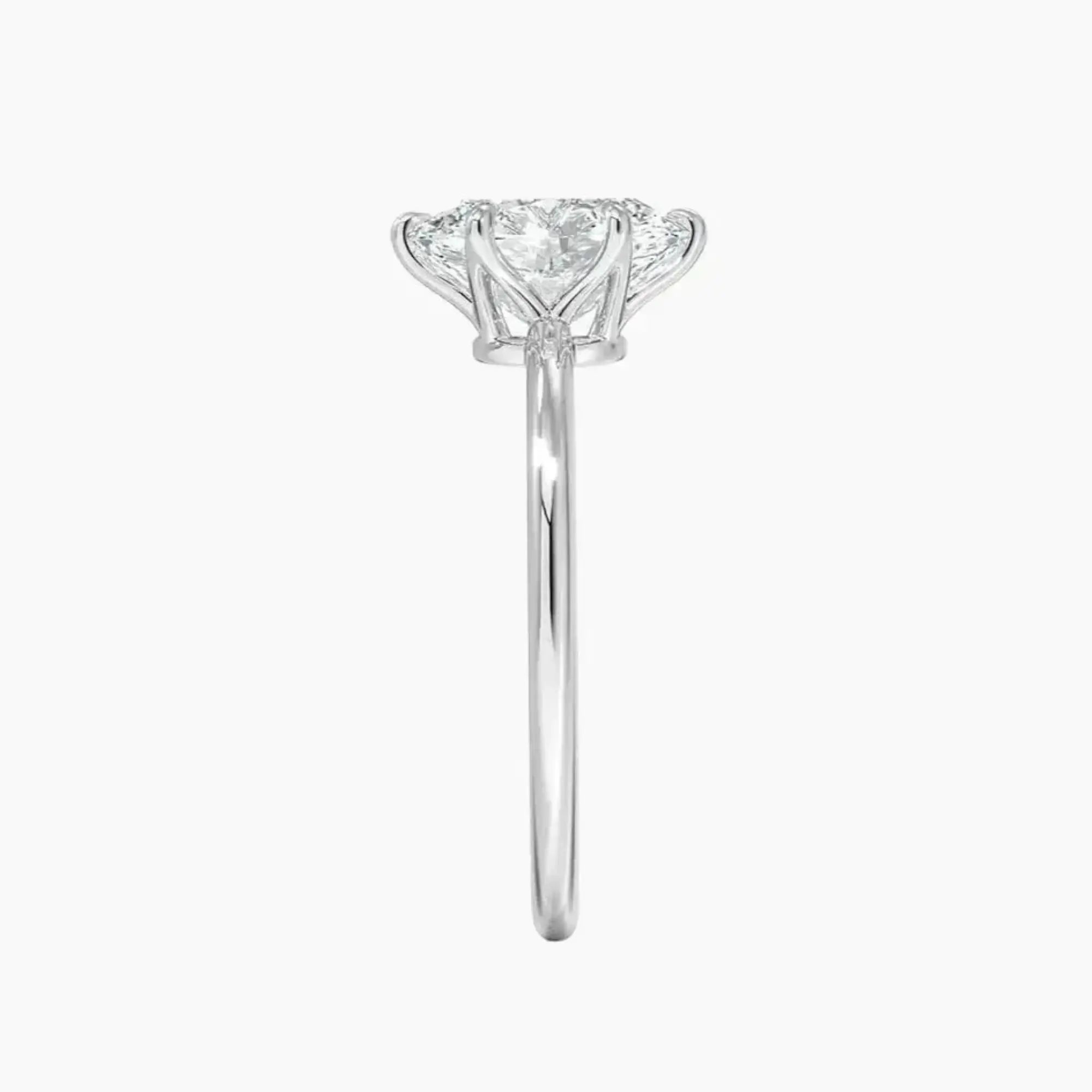 OBSER393 - Faye Solitaire Oval engagement ring setting view 3
