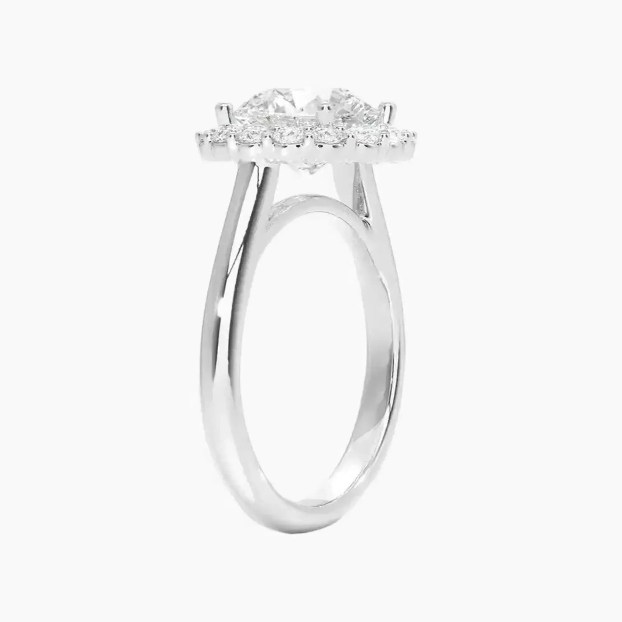 OBSER449 - Fiora Halo Round engagement ring setting view 2
