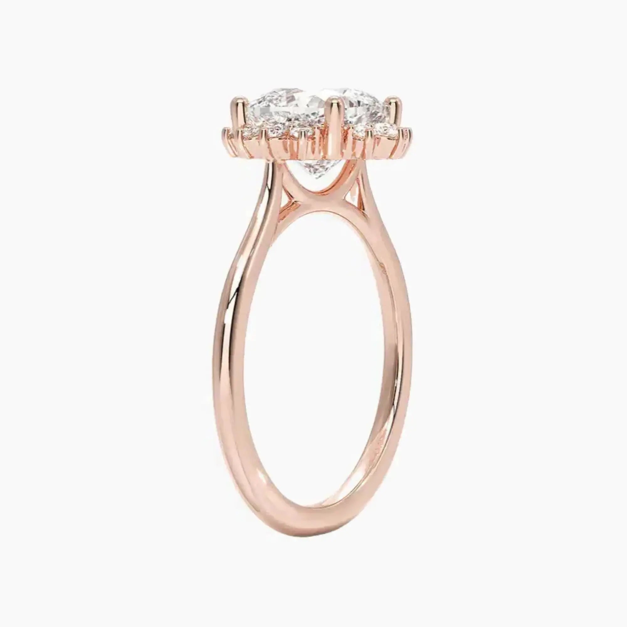 OBSER430 - Nadia Halo Cushion engagement ring setting view 5