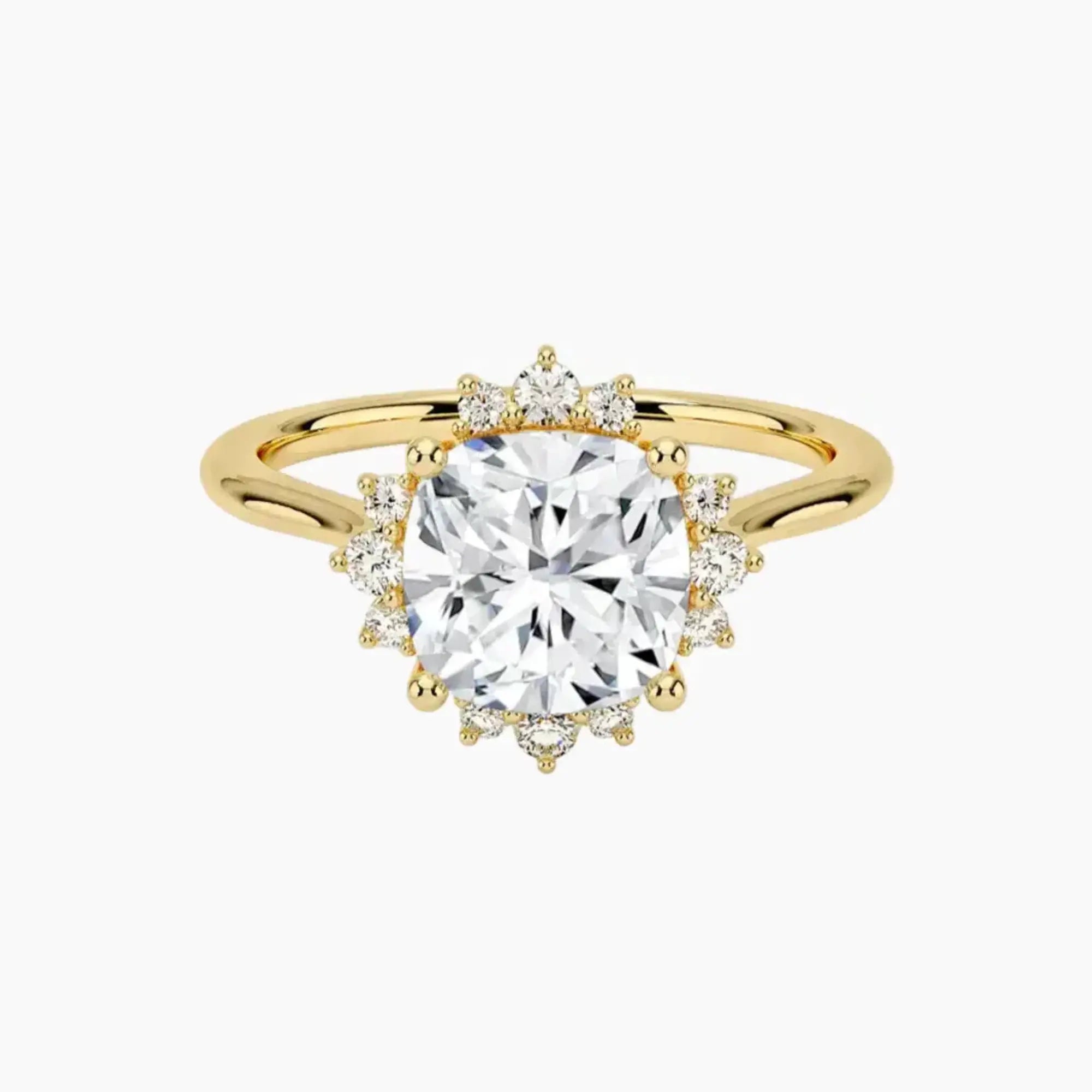 OBSER430 - Nadia Halo Cushion engagement ring setting view 7