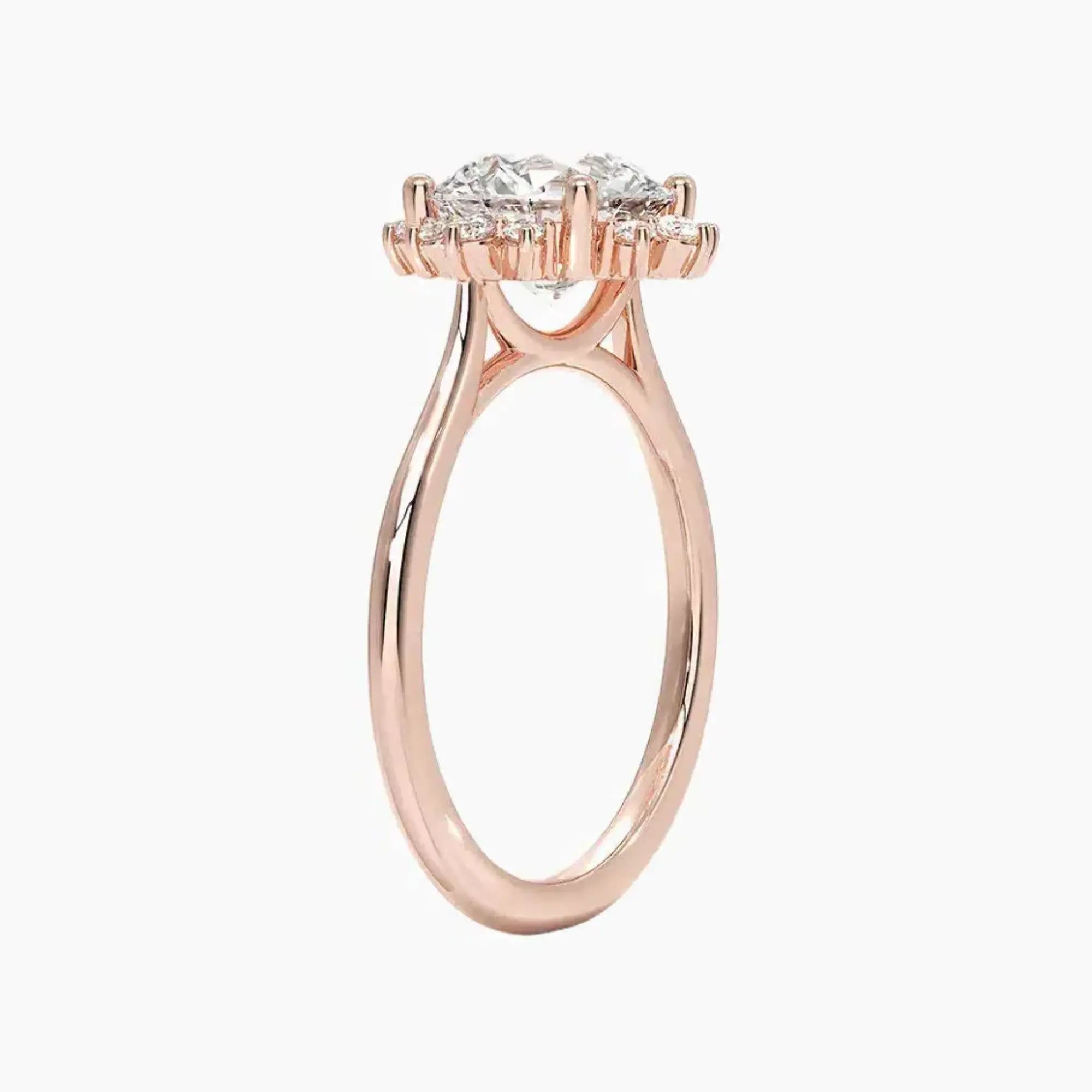 OBSER431 - Nadia Halo Round engagement ring setting view 5