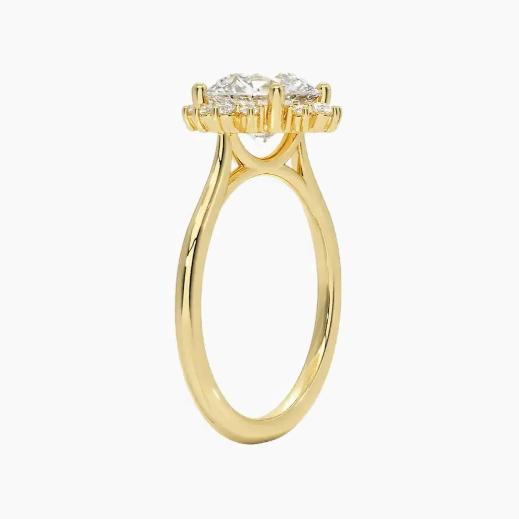 OBSER431 - Nadia Halo Round engagement ring setting view 8