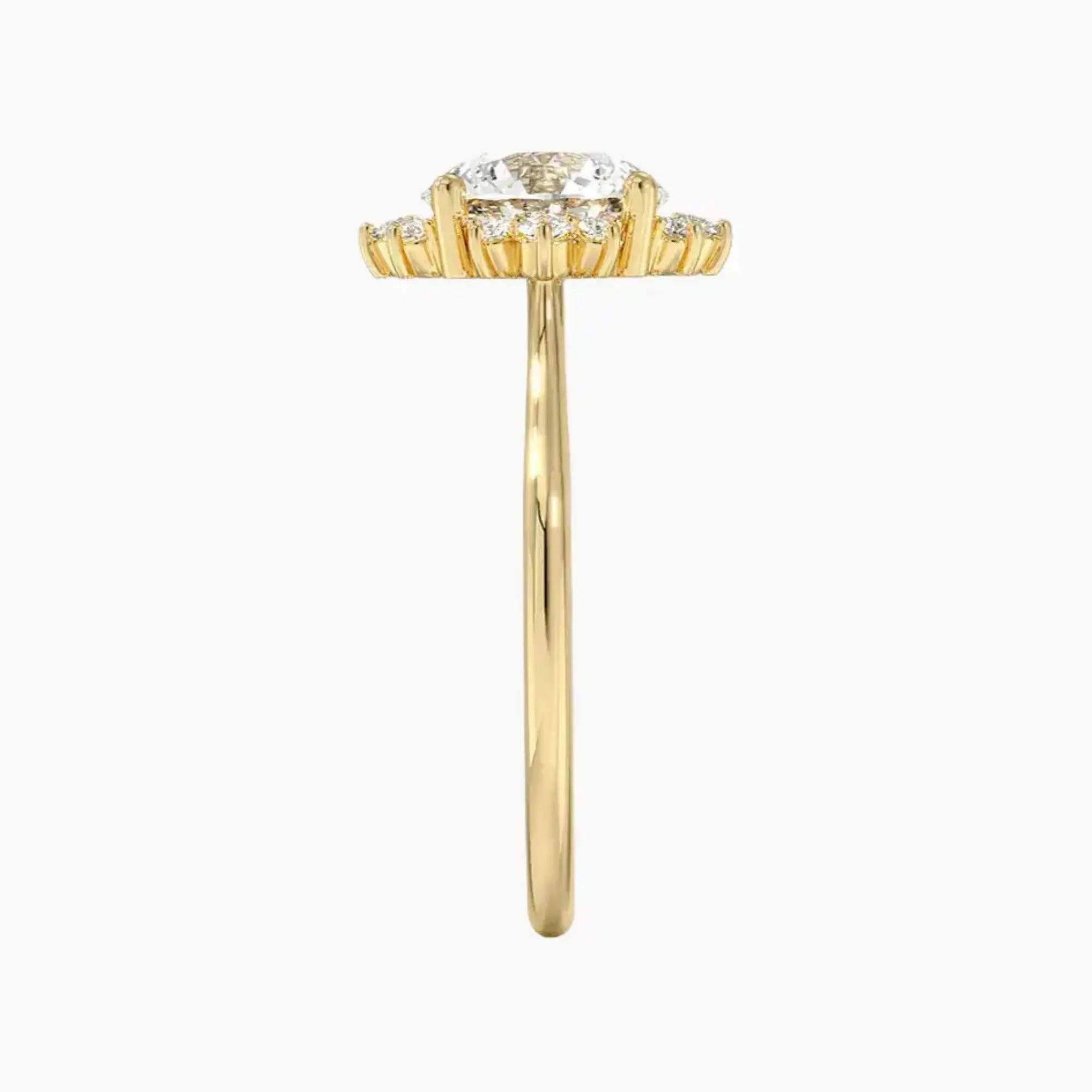OBSER431 - Nadia Halo Round engagement ring setting view 9