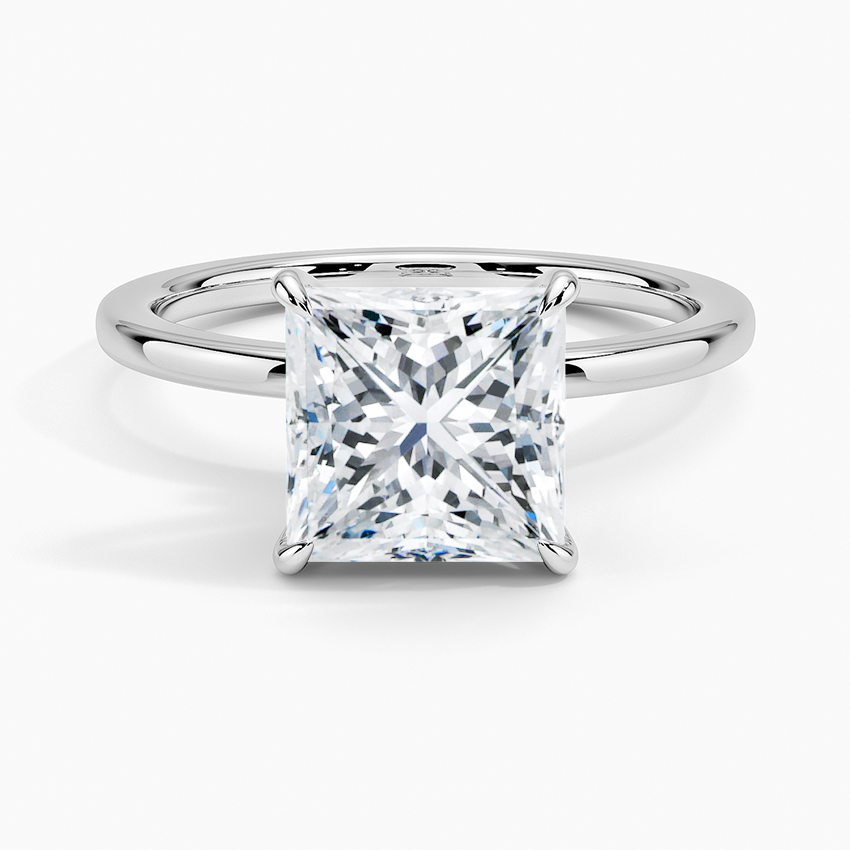 Princess Secret Halo Diamond Engagement Ring [Setting Only] - EC105Pr CHARLISA™