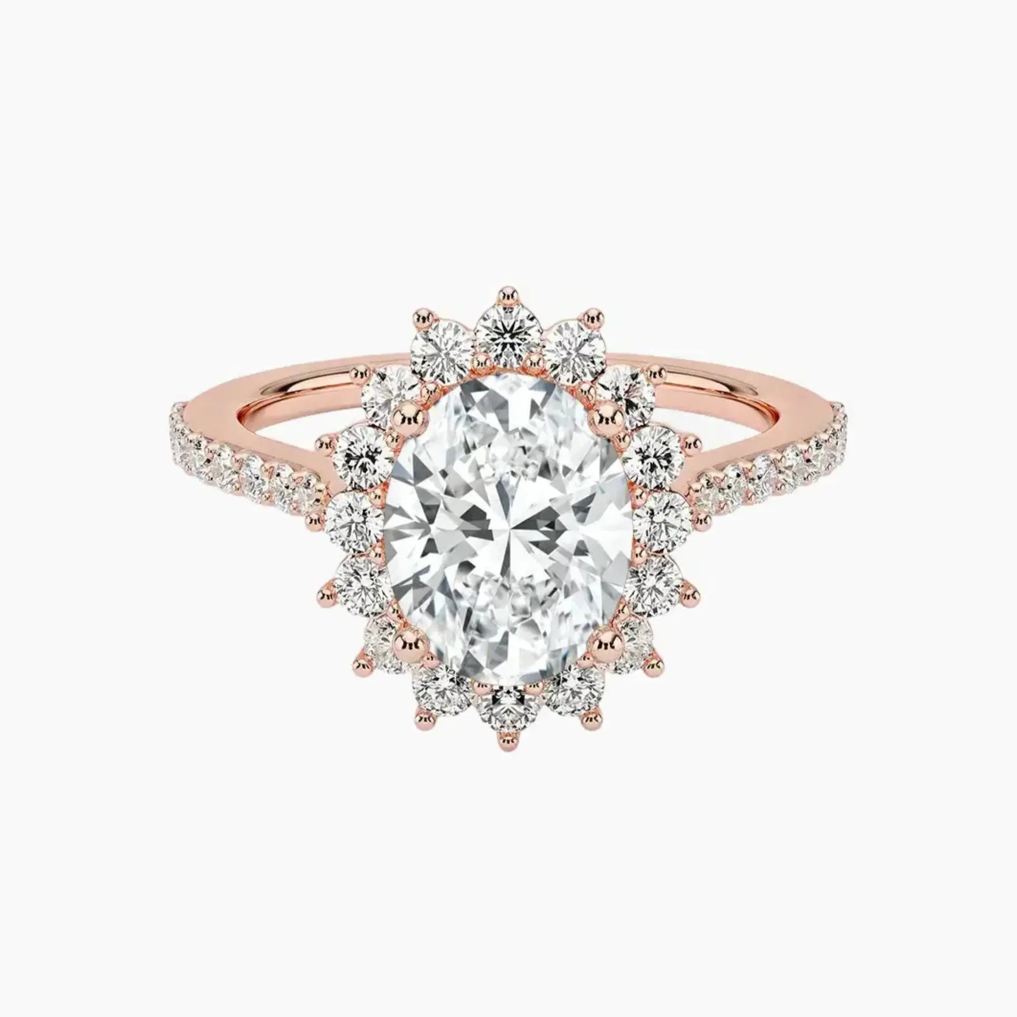 OBSER456 - Soraya Pave Halo Oval engagement ring setting view 4
