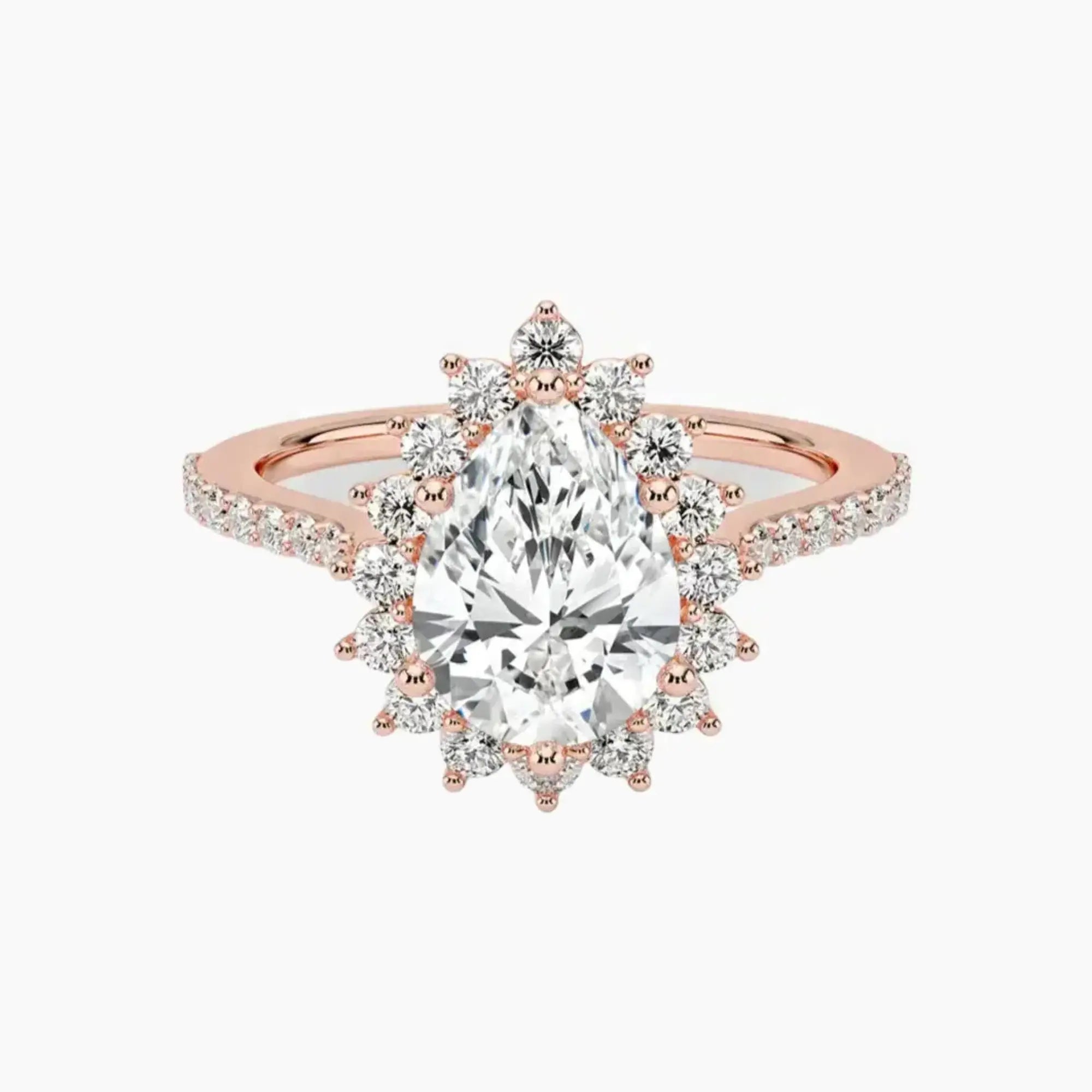 OBSER454 - Soraya Pave Halo Pear engagement ring setting view 4
