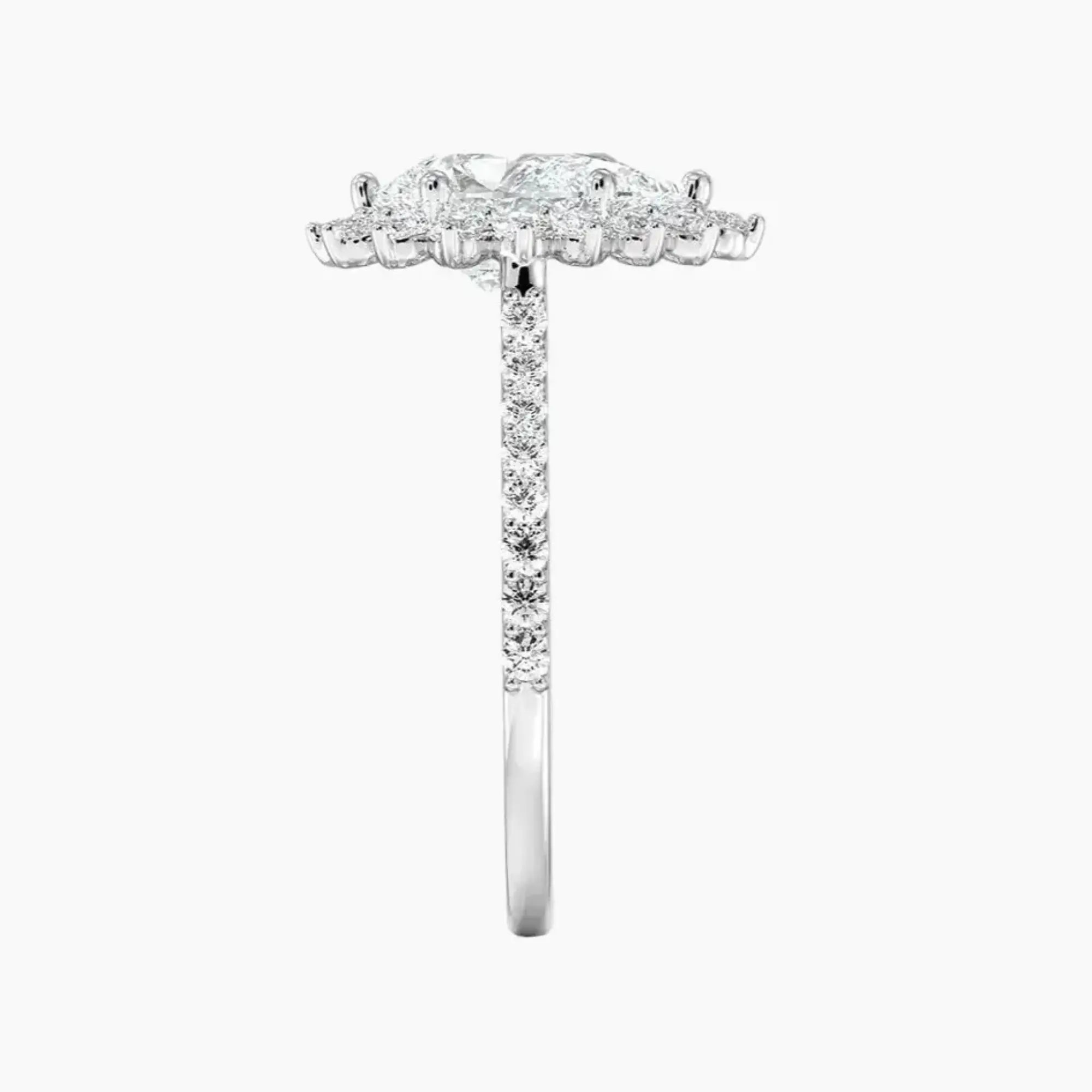 OBSER454 - Soraya Pave Halo Pear engagement ring setting view 3