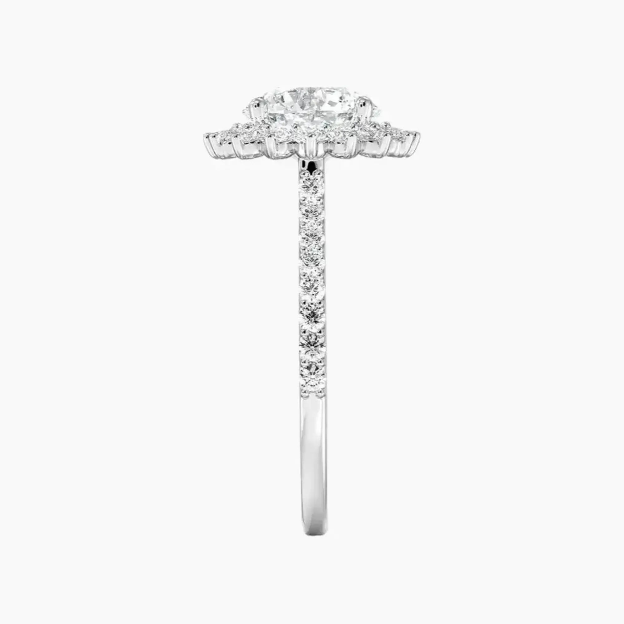 OBSER457 - Soraya Pave Halo Round engagement ring setting view 3