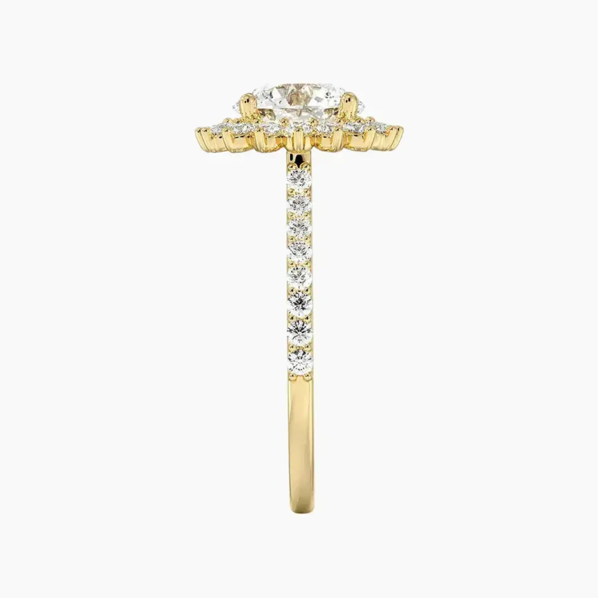 OBSER457 - Soraya Pave Halo Round engagement ring setting view 9