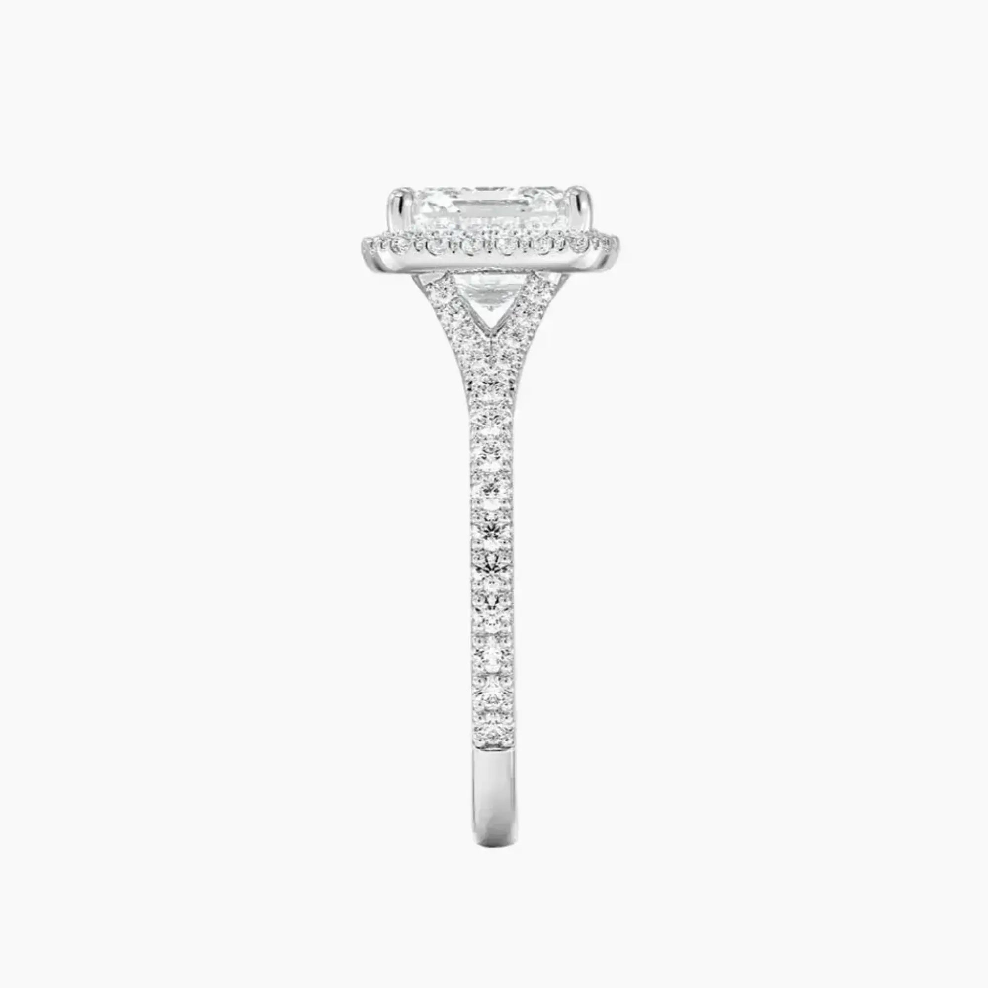 OBSER507 - Lysandra Halo Asscher engagement ring setting view 3