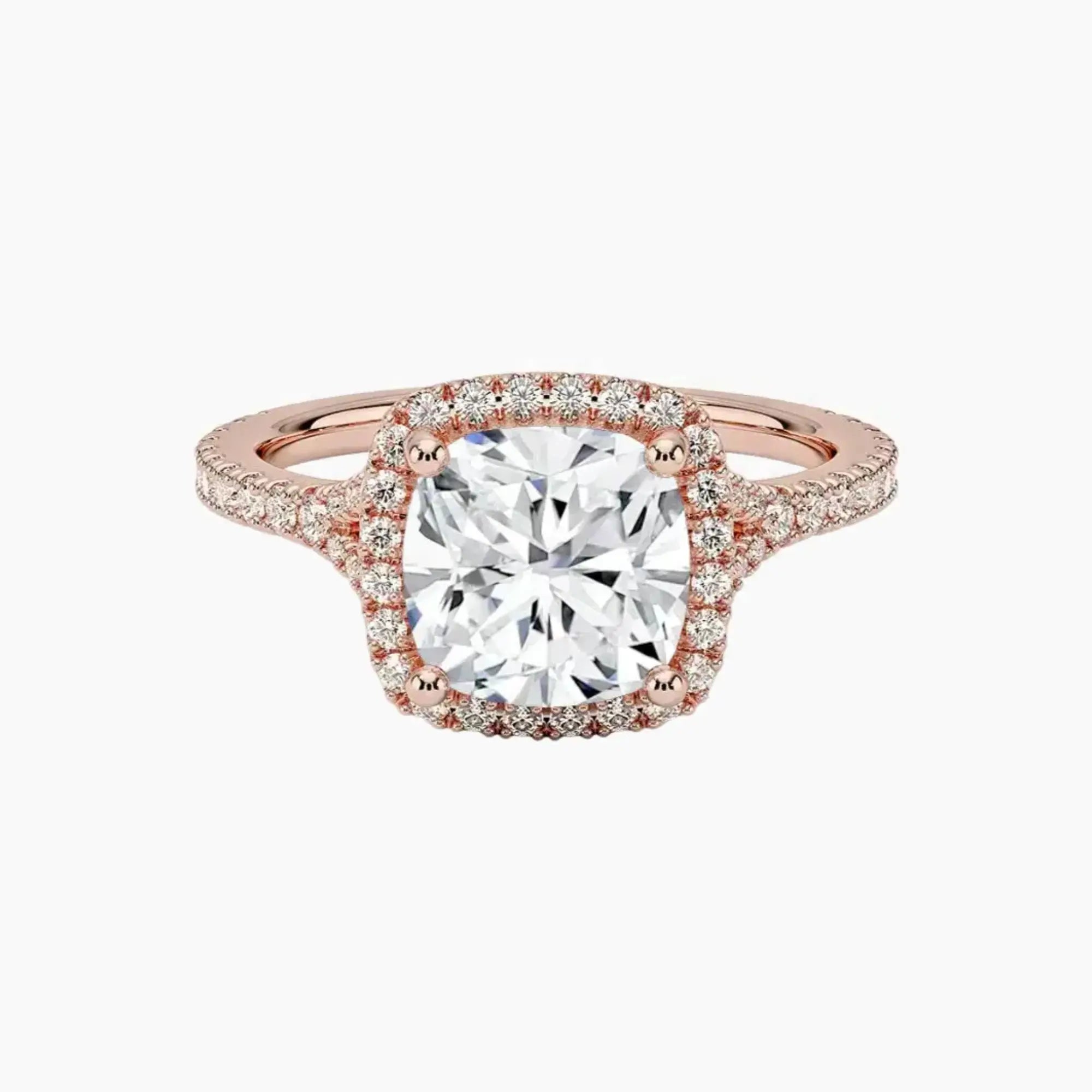 OBSER510 - Lysandra Halo Cushion engagement ring setting view 4