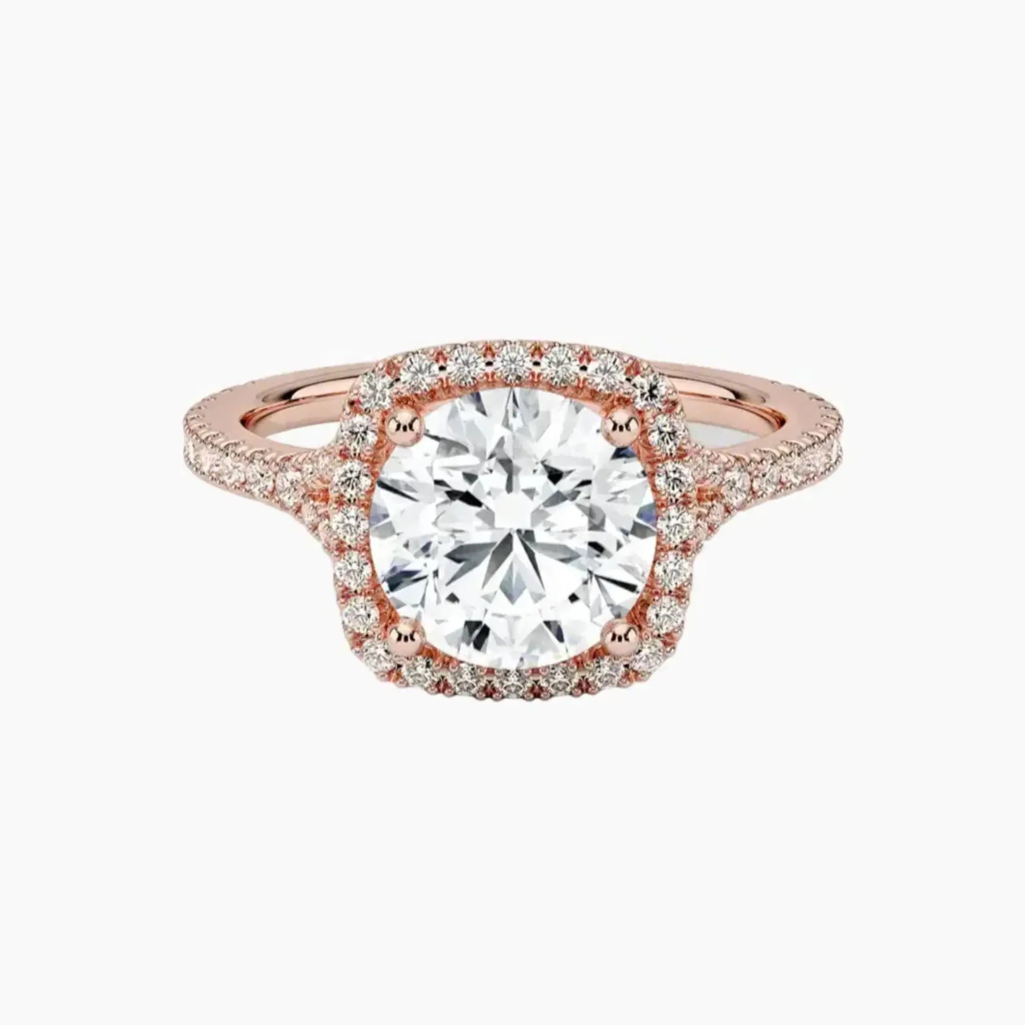 OBSER511 - Lysandra Halo Round engagement ring setting view 4