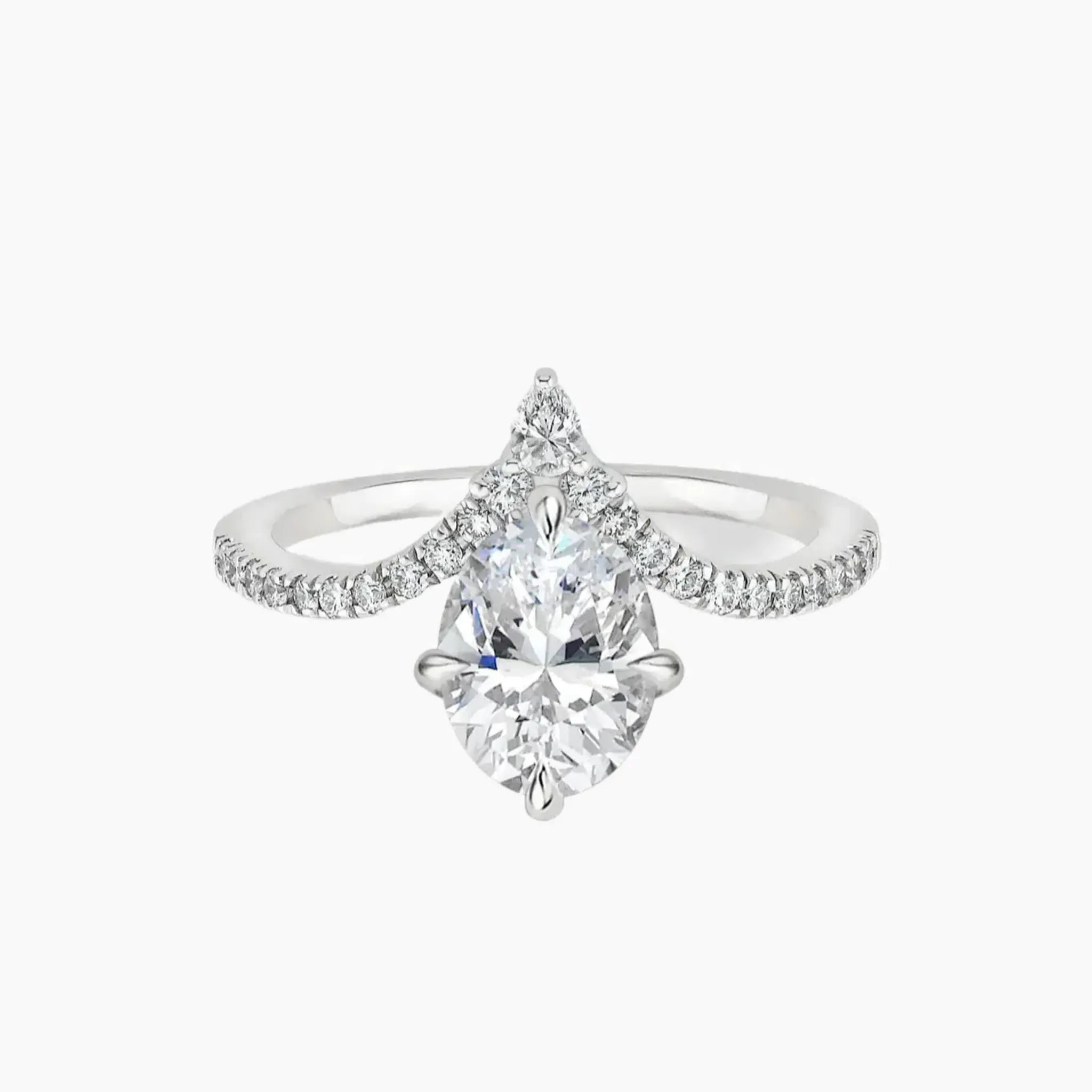 OBSER366 - Esme Solitaire Oval engagement ring setting view 1