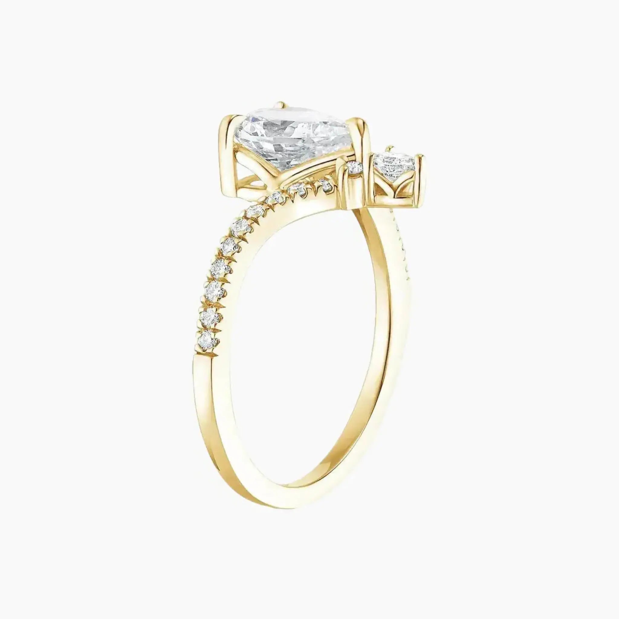 OBSER367 - Esme Solitaire Round engagement ring setting view 6
